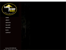 Tablet Screenshot of lampscapedesigns.com